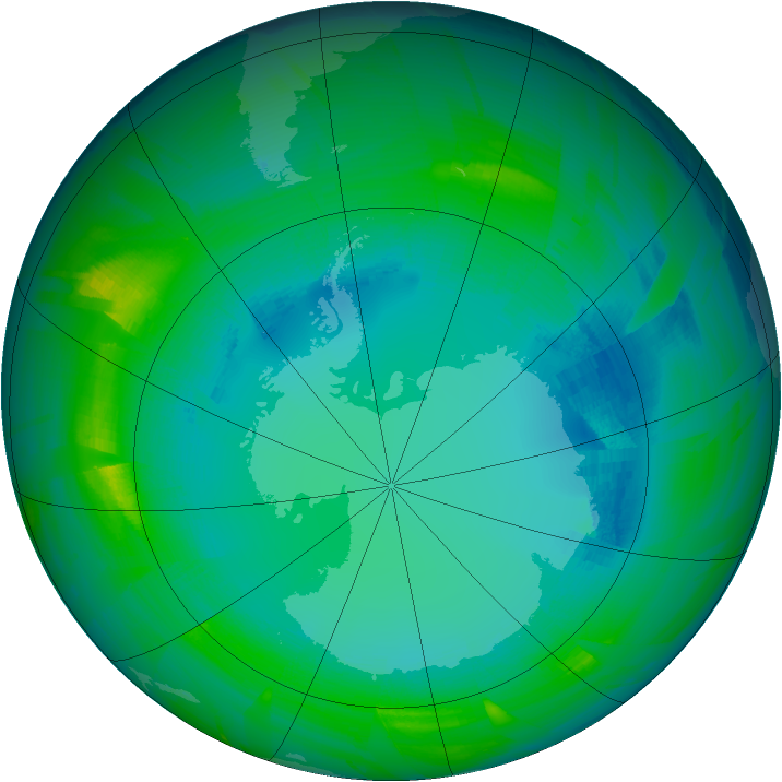 Ozone Map 2010-08-13